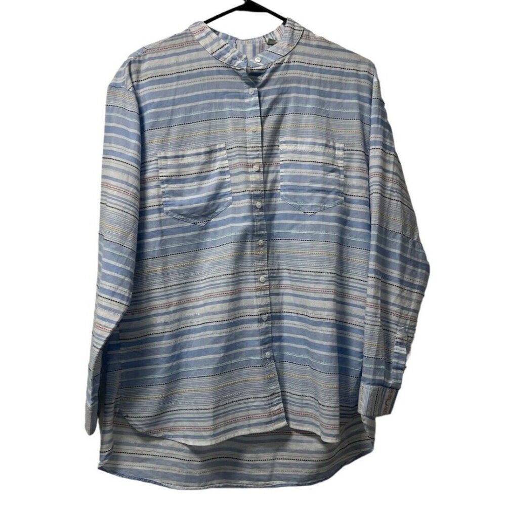 Orvis Shirt Women Size Medium Button Down Lightweight Classic Cabincore Modern